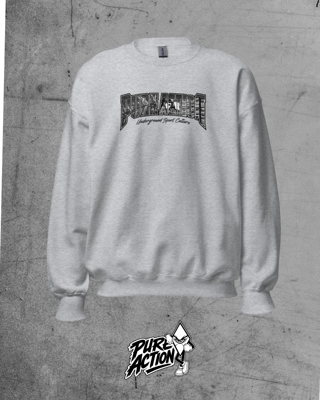 Pure Action – Underground Crewneck Grey