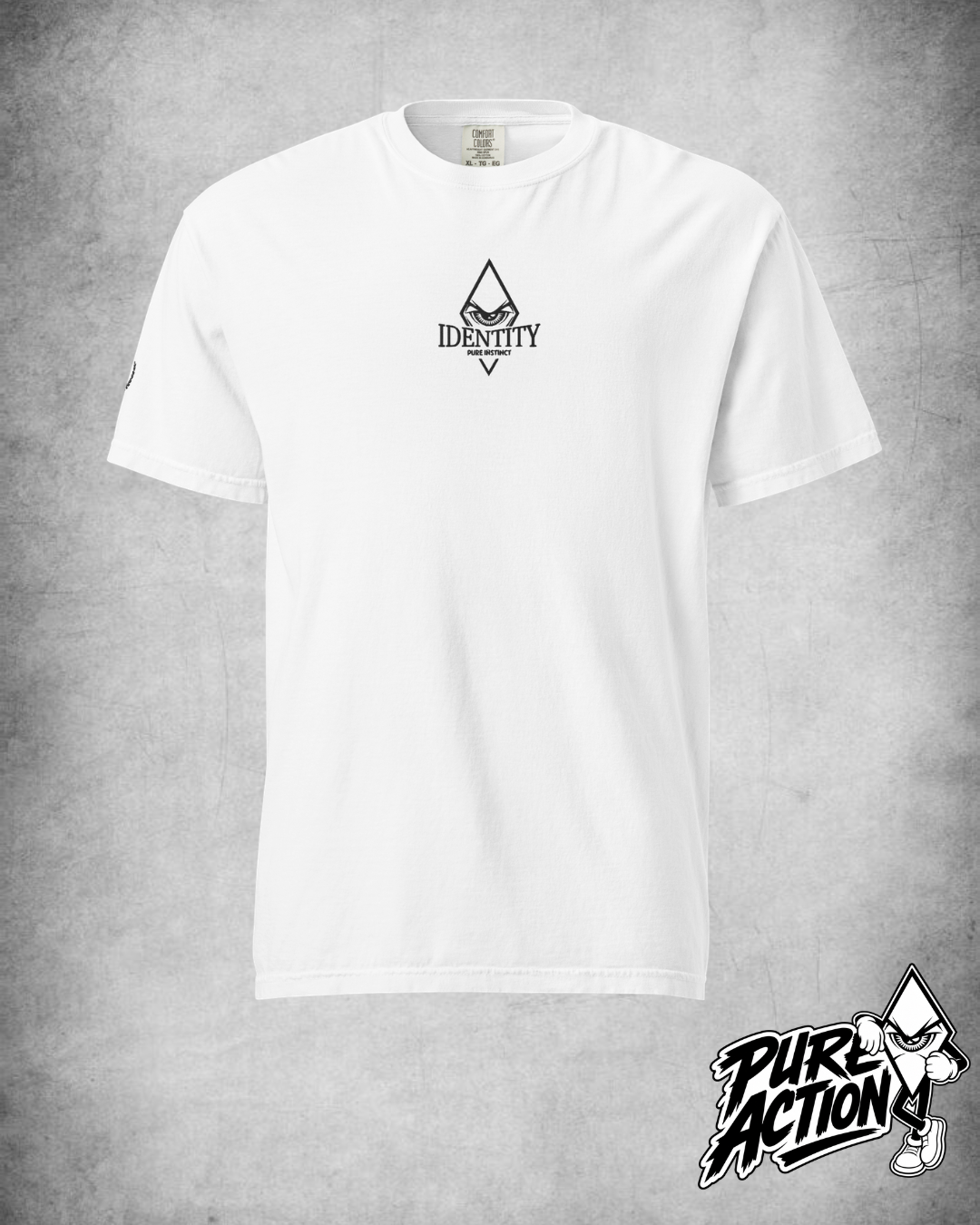 Pure Action - gesticktes Logo