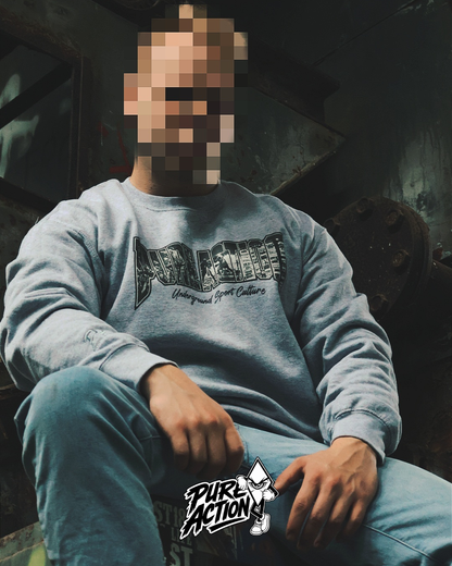 Pure Action – Underground Crewneck Grey