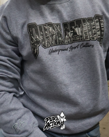 Pure Action – Underground Crewneck Grey