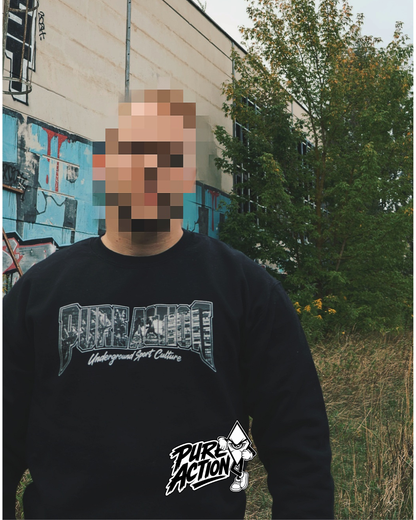 Pure Action - Underground Crewneck black