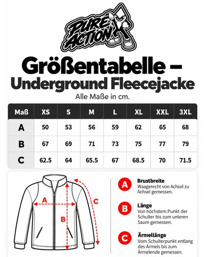 PA - Underground Fleecejacke
